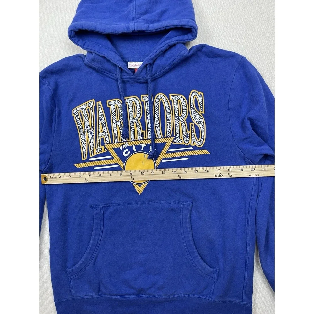Golden‎ State Warriors Hoodie Men's Medium The City NBA Mitchell Ness Sweatshirt
